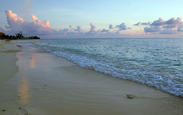 7 mile beach på Caymanøerne