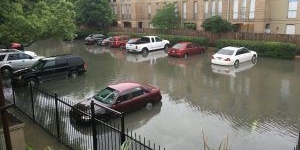 , Oversvømmelser giver stor efterspørgsel på lejebiler i Houston