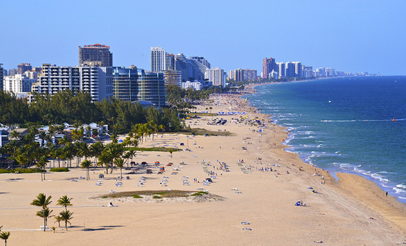 Strand ved Fort Lauderdale