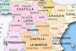 CarTrawler kort Spanien biludlejning
