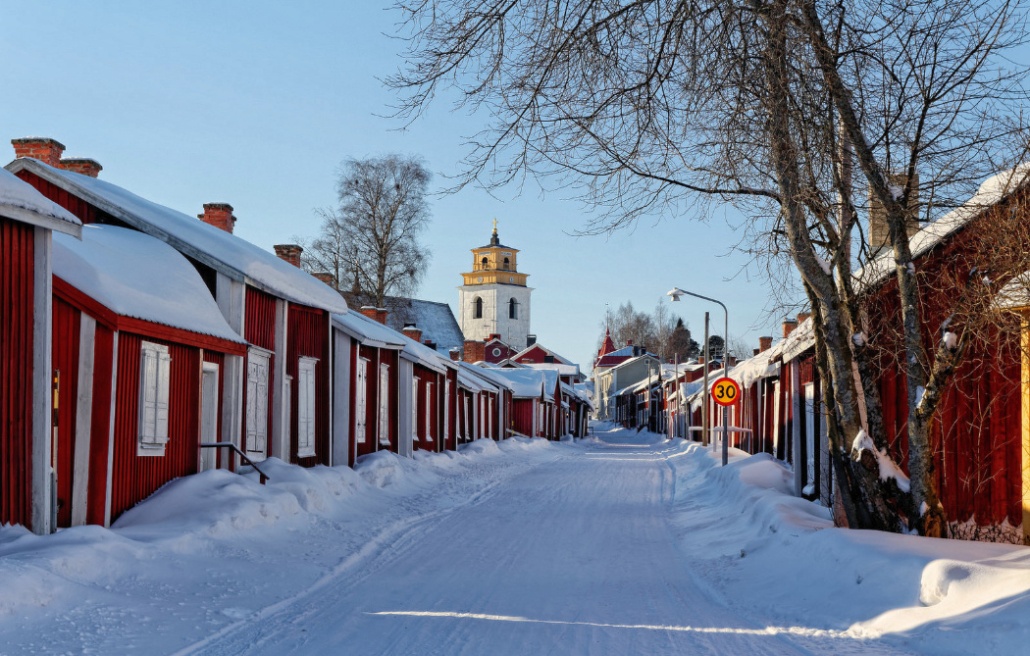 Gammelstad, det oprindelige Luleå.
