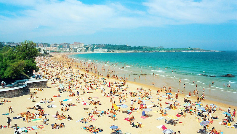 Playa_Sardinero_-_Santander_-_Spanien