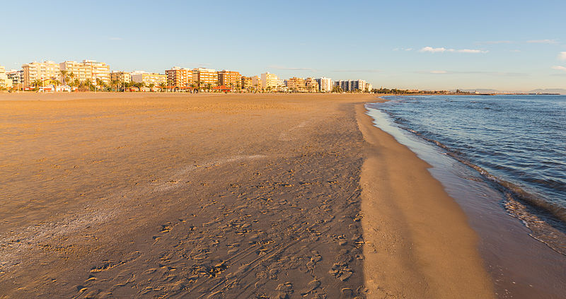 Stranden ved Puerto de Sagunto