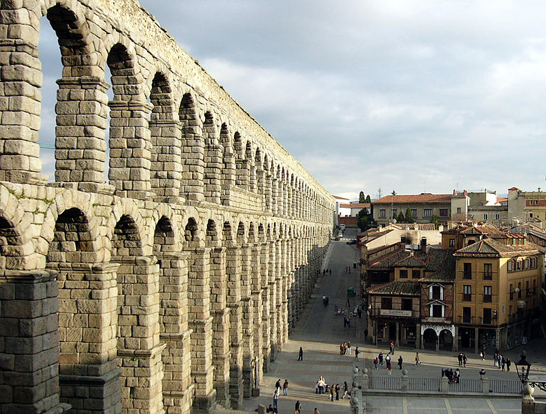 Den romerske akvædukt i Segovia