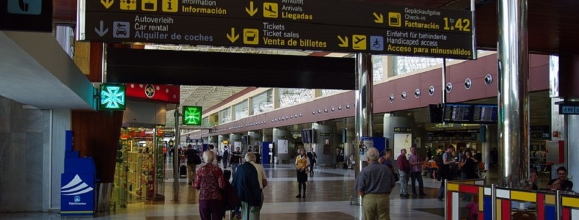 Afgangshallen i Tenerife Lufthavn Syd